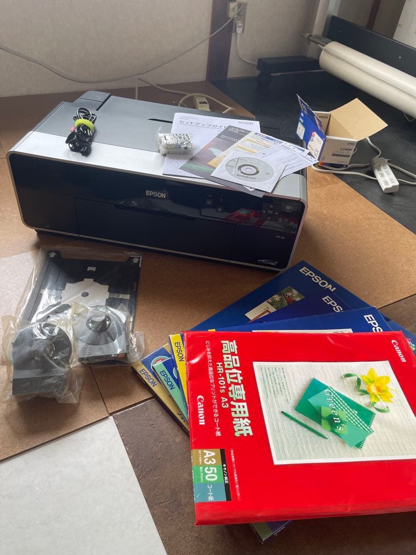 EPSON エプソン PX-5V ＋ 用紙5種セット Amazon.co.jp: EPSON MAXART インクジェットプリンター PX-5V