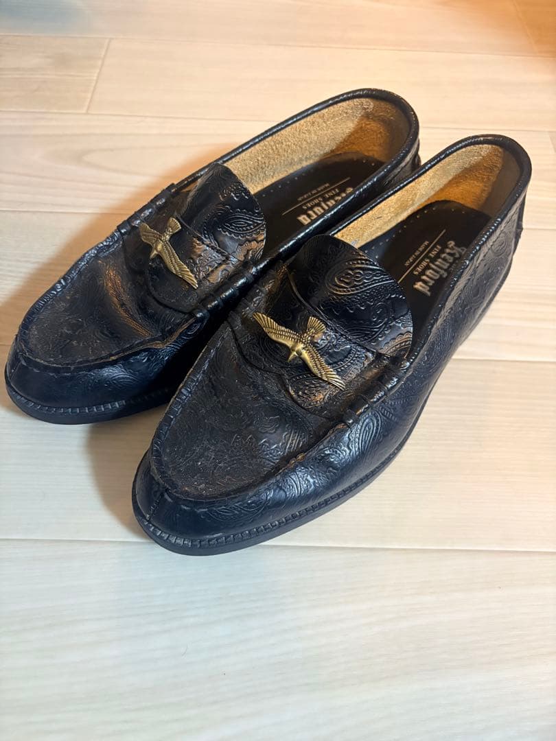 靴 THE KENFORD FINESHOES LOAFERS PINSTRIPE COMBI LOAFERS – THE KENFORD FINESHOES