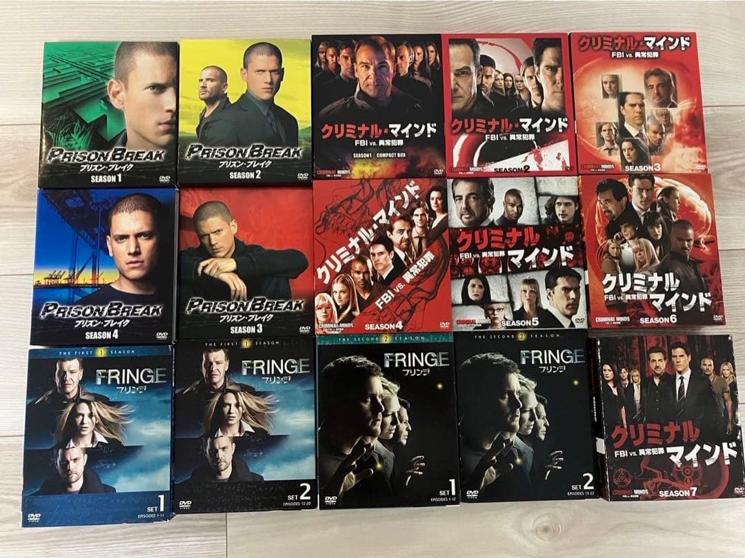 最終価格　プリズンブレイク　クリミナルマインド　海外DVDセット 最終価格 プリズンブレイク クリミナルマインド 海外DVDセット - メルカリ