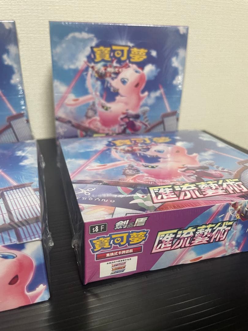 中国版ポケモンカード「宝可梦 经典芸術ミュウ未開封BOX（シュリンク