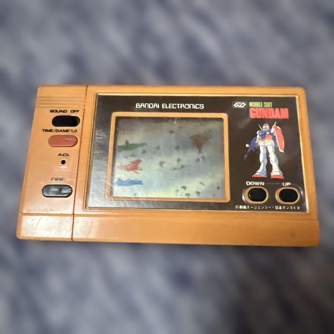 BANDAI モビルスーツガンダム 携帯型ゲーム機 昭和レトロ 当時物