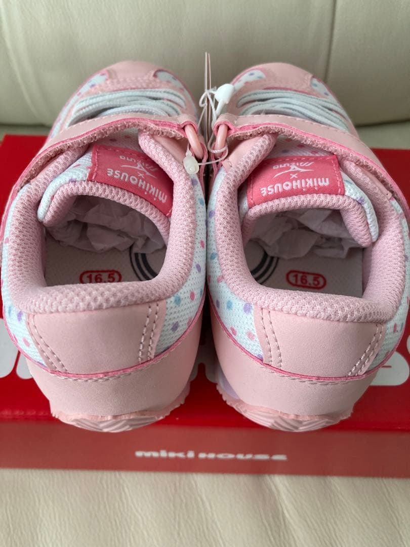 新品　ミキハウス　ミズノコラボ　スニーカー　16.5cm