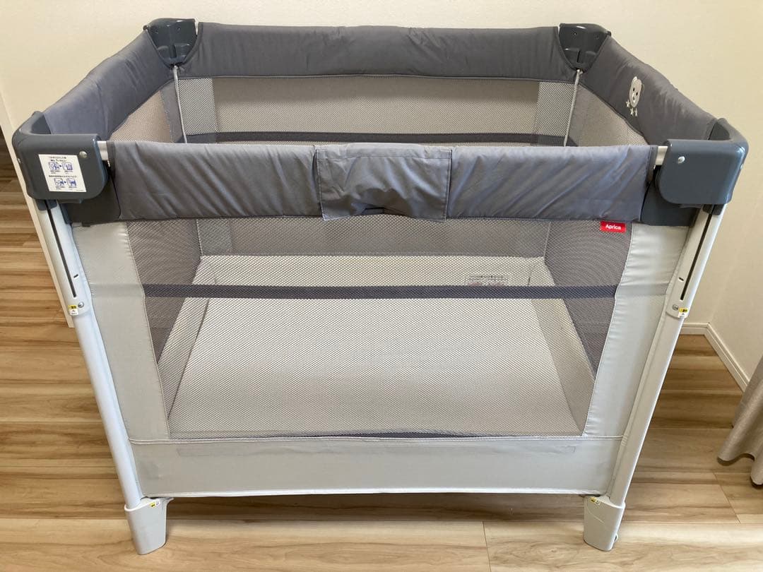 Aprica ココネルエアープラスAB グレー 折りたたみ式ベビーベッド 楽天市場】ココネルエアープラスAB アップリカ 正規品 コンパクト