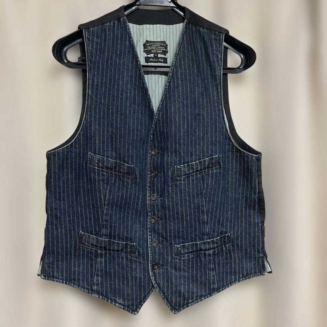 Ralph Lauren ラルフローレン　ストライプ　デニム　ベスト M RRL RRL等の通販サイト【RHYTHM】RRL(ダブルアールエル)TRANSCONTINETAL