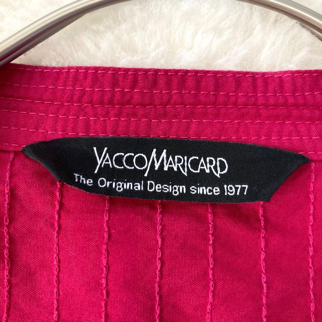 ヤッコマリカルド バンドカラーロングシャツ オーバーサイズ