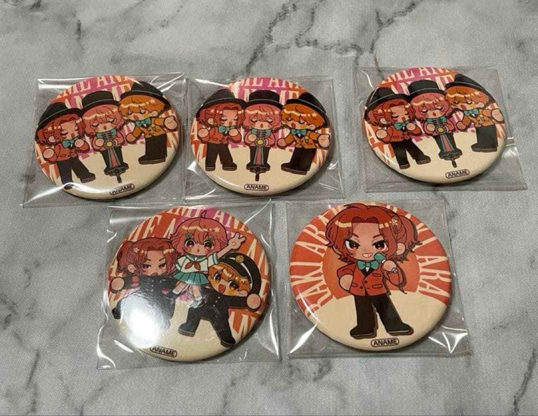 歌い手 めいちゃん nqrse あらき あらなるめい あなめ 缶バッジ - メルカリ