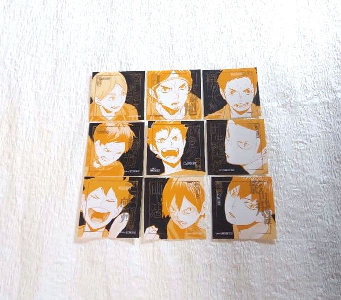 ハイキュー!! JCS特典ステッカー 烏野セット ハイキュー!!_ステッカー4枚セット_烏野高校｜HICUL ONLINE STORE