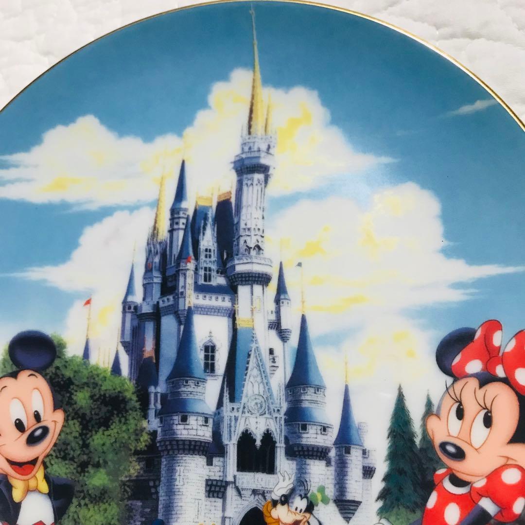 昭和レトロ TDL 東京ディズニーランド 開園当時 記念プレート 絵皿