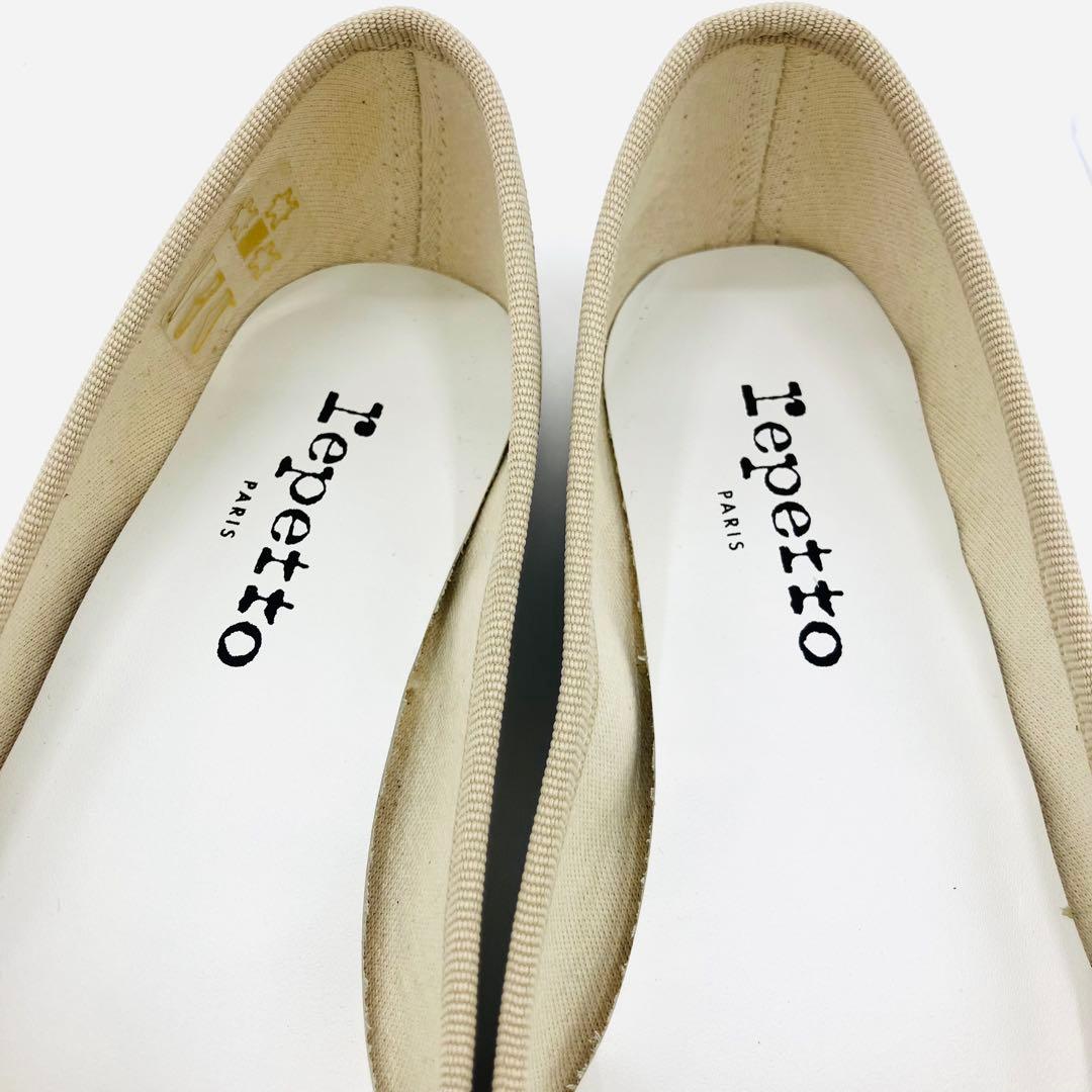 【定番】レペット　サンドリオン　フラット　パンプス　22.5cm リボン