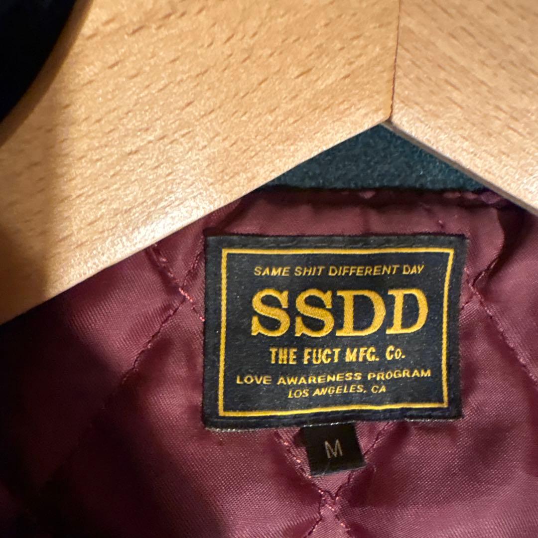 FUCT SSDD スタジャン M ダークグリーン/ブラック M