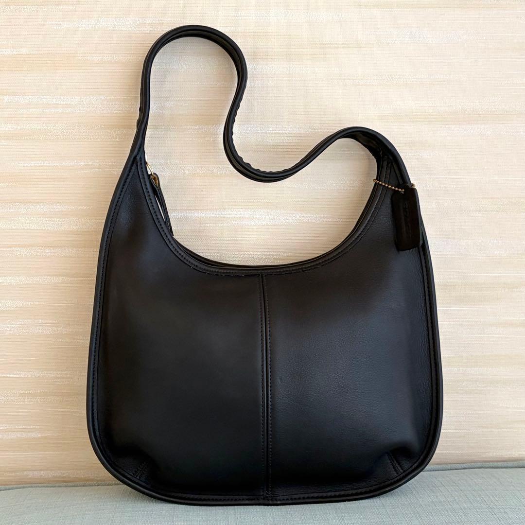 vintage coach オールドコーチ ショルダーバッグ 9025 ブラック - メルカリ