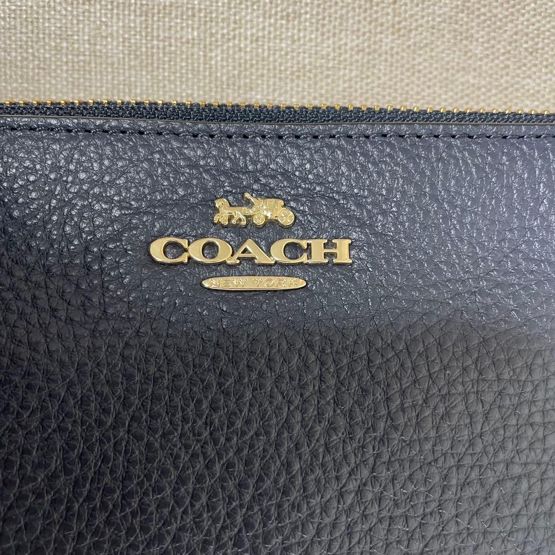 新品未使用] コーチ ショルダーバッグ レディース ネイビーの通販はau