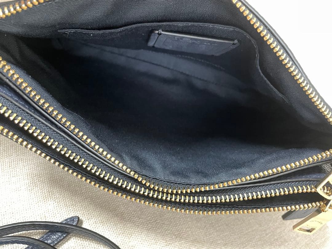 新品未使用] コーチ ショルダーバッグ レディース ネイビーの通販はau