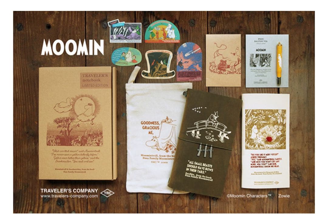 トラベラーズノート　限定セット　MOOMIN　ムーミン一家 トラベラーズノート 限定セット MOOMIN ムーミン一家 - TRAVELER'S