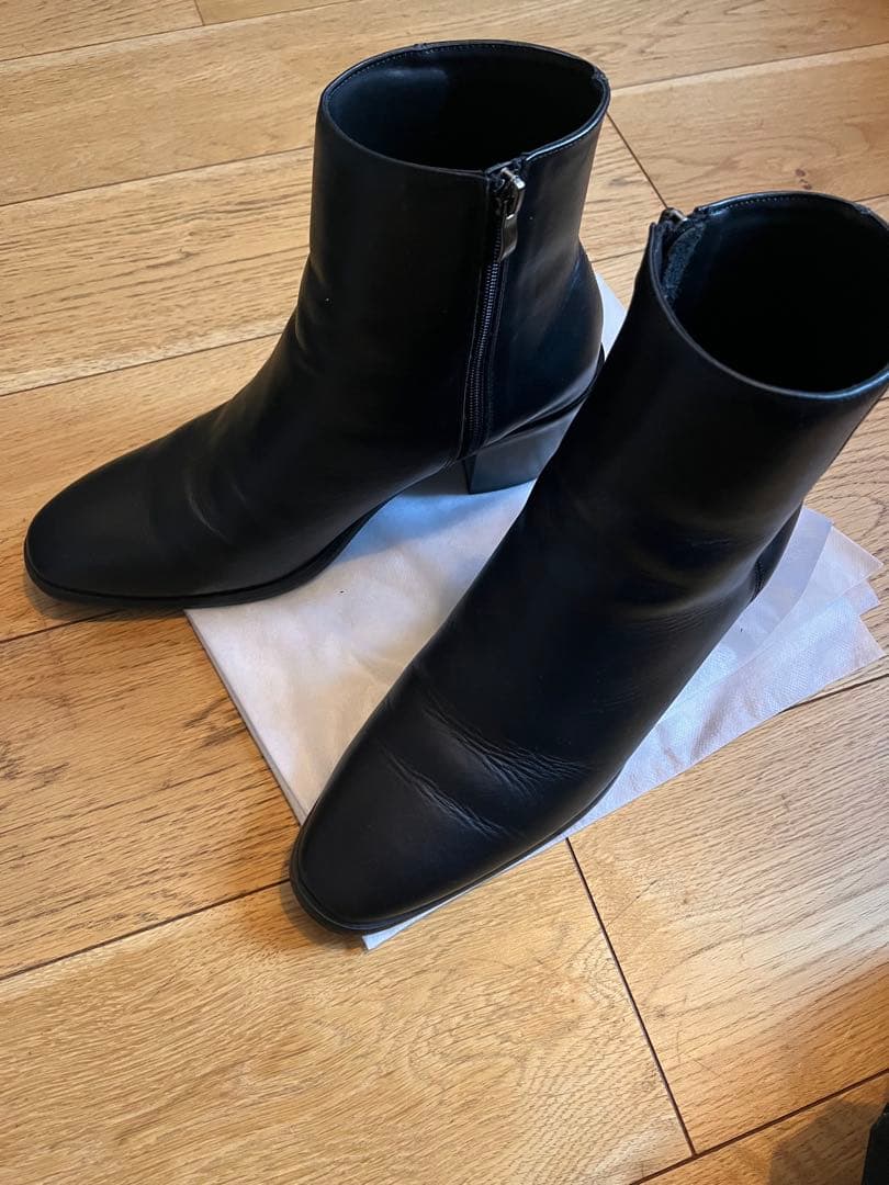 Lui's ブラックレザー ヒールブーツ 41サイズ レザーヒールブーツ | Lui's(ルイス)メンズ | PAL CLOSET(パル