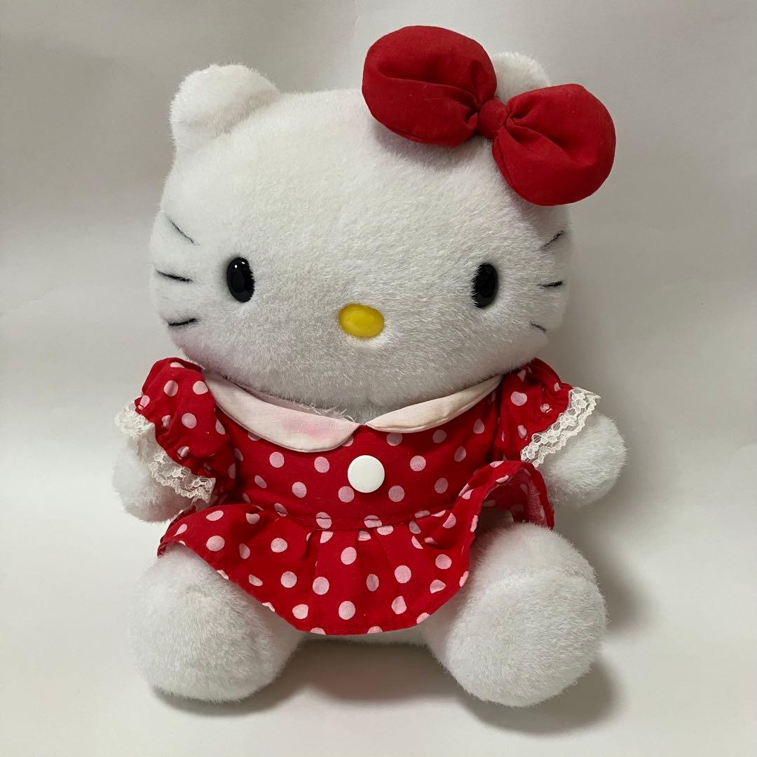 キティちゃん ぬいぐるみ 昭和レトロ カワグチ サンリオ - メルカリ