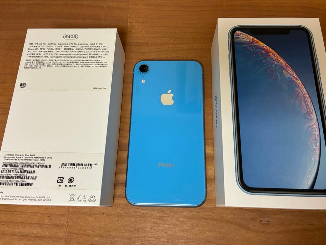 ★ Apple iPhone XR ブルー 本体　64GB ★ Amazon.com: Apple iPhone XR, 64GB, Blue - Unlocked (Renewed