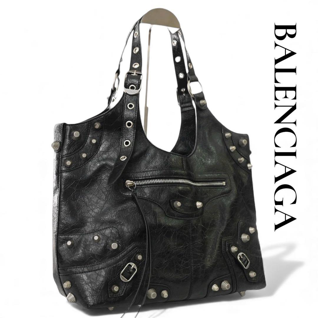 【新品同様】バレンシアガ　ルカゴール　トートバッグ　ハンド　ボストン　ショルダー BALENCIAGA（バレンシアガ） Le Cagole Carry All Tote Bag ルカゴール