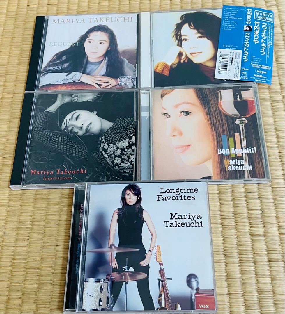 良品の盤面・名盤】竹内まりや⭐️5アルバムまとめて - メルカリ