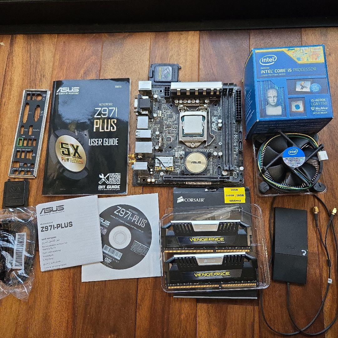 ASUS Z97-PLUS Core i5-4690K 16GBメモリセット ASUS Z97-PLUS Core i5-4690K 16GBメモリセット ASUS Z97-PLUS Core i5