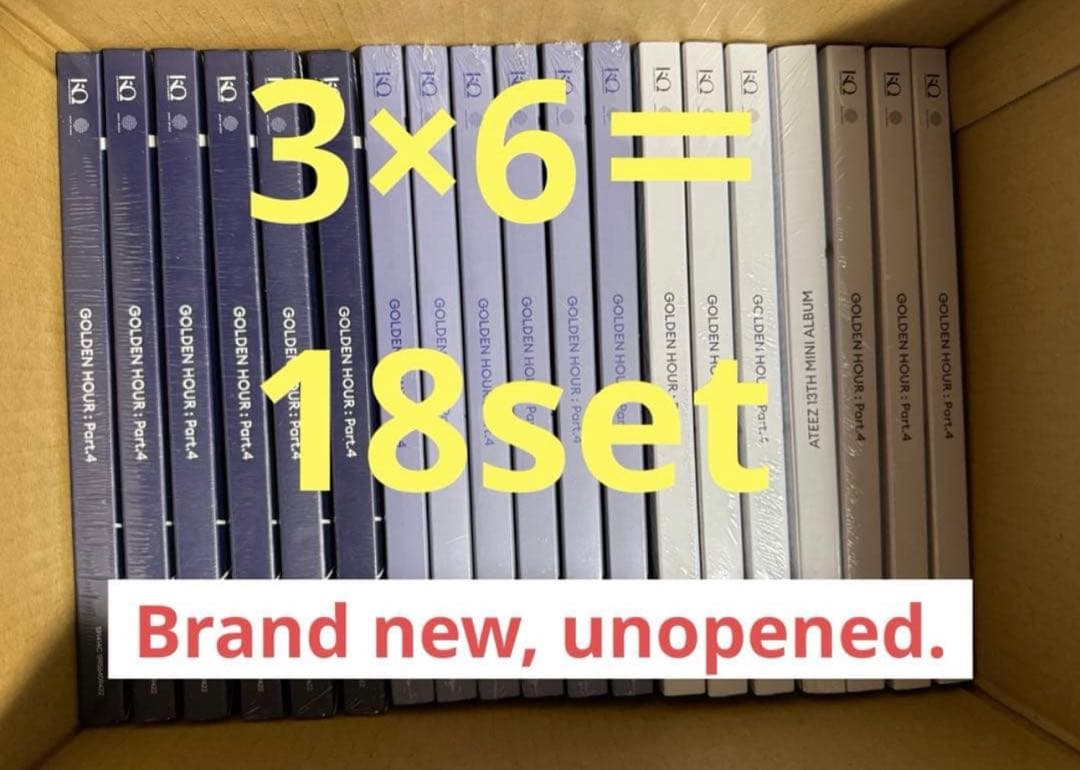 新品未開封 ATEEZ 3形態セット 18枚 通常盤 - メルカリ