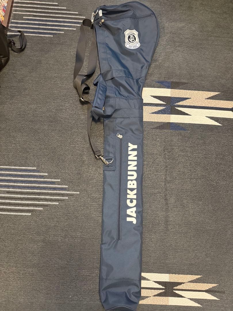 JACKBUNNY ゴルフバッグ クラブケース ネイビー - メルカリ