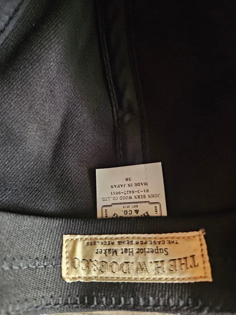 THE H.W.DOG & CO. ブラックキャップ 38