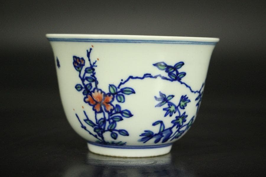 中国美術 色絵 十二ヶ月 碗 十二件 康熙年製 煎茶(LC173) - メルカリ