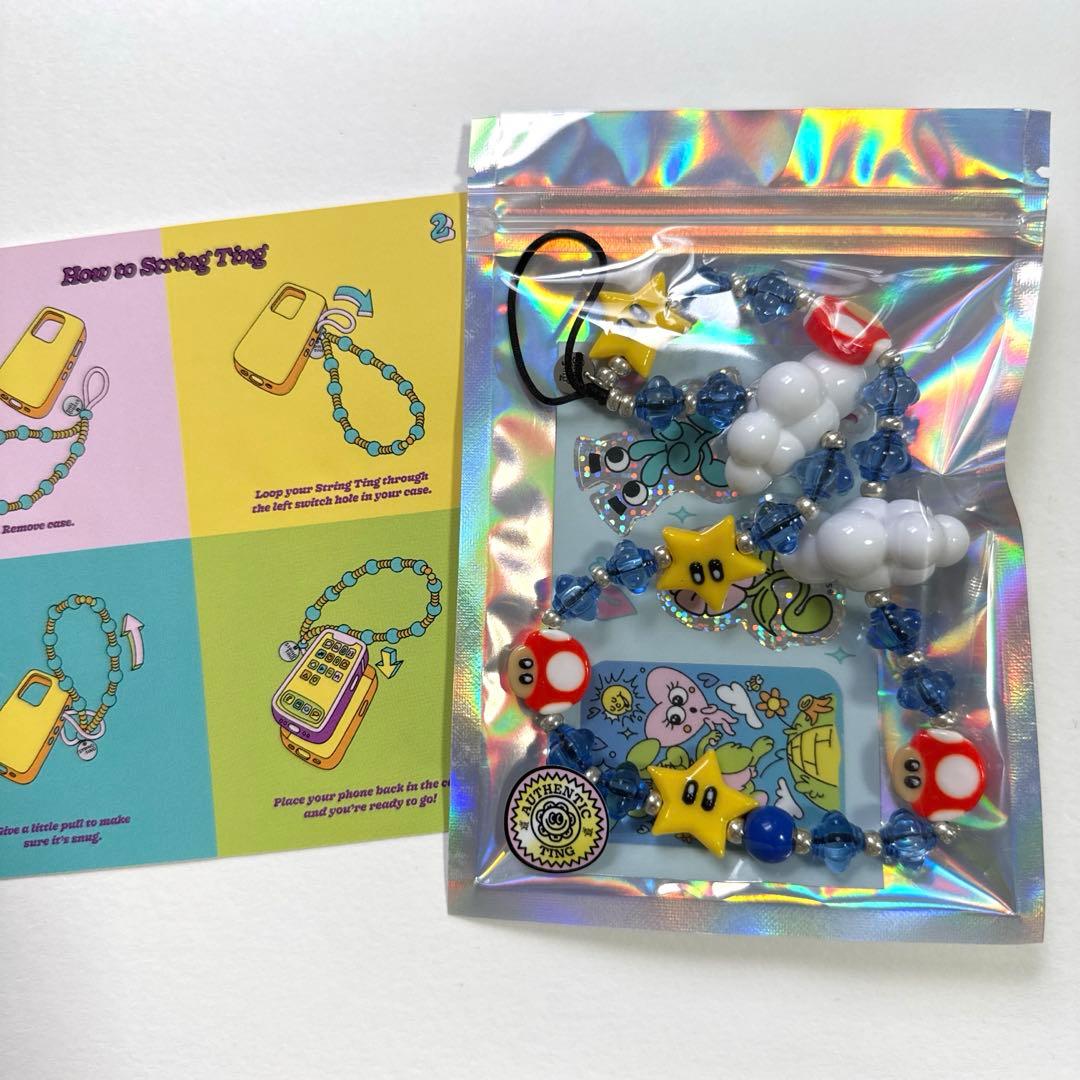 String Ting★ロゴ入り正規品 ITSSSAMEEEEマホストラップ String Ting】Itsssameeee リストレット スマホ ストラップ (String