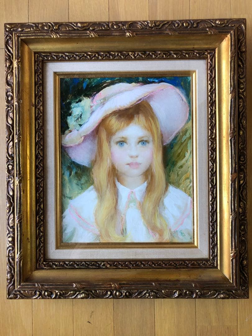 ゴンテルハズィ 少女の肖像画 サイン入り ゴンテルハズィ 少女の肖像画 サイン入り ゴンテルハズィ 少女の肖像画