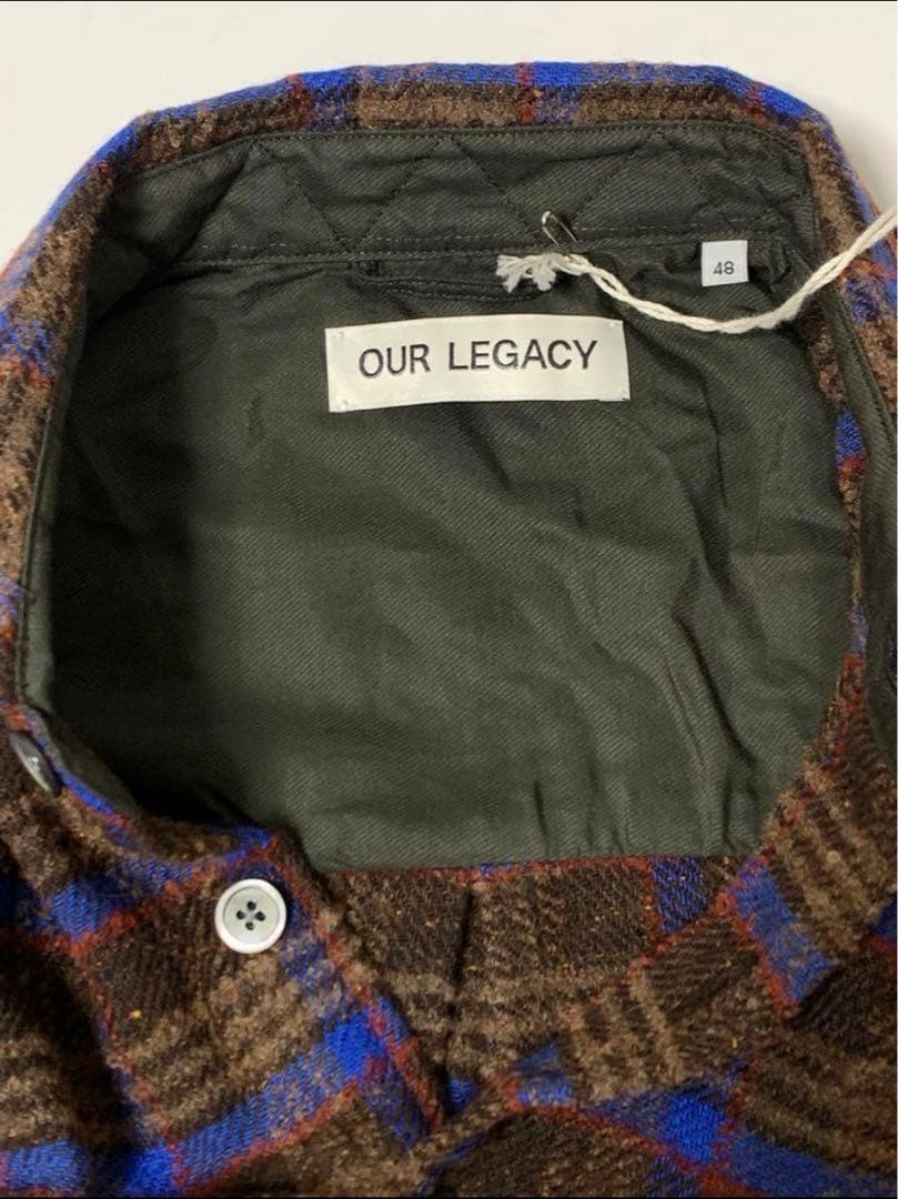 《 OUR LEGACY 》Above Shirt 48 チェック シャツ