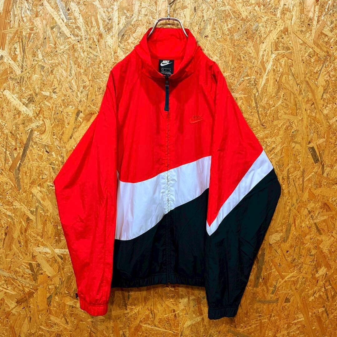 送料無料 ナイキ 刺繍ロゴ マルチカラー ゆるだぼ00s ナイロン