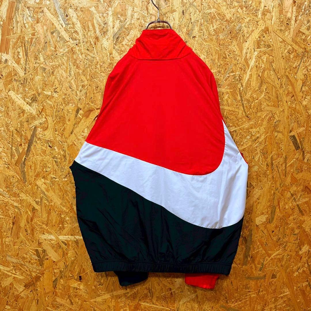 送料無料 ナイキ 刺繍ロゴ マルチカラー ゆるだぼ00s ナイロン