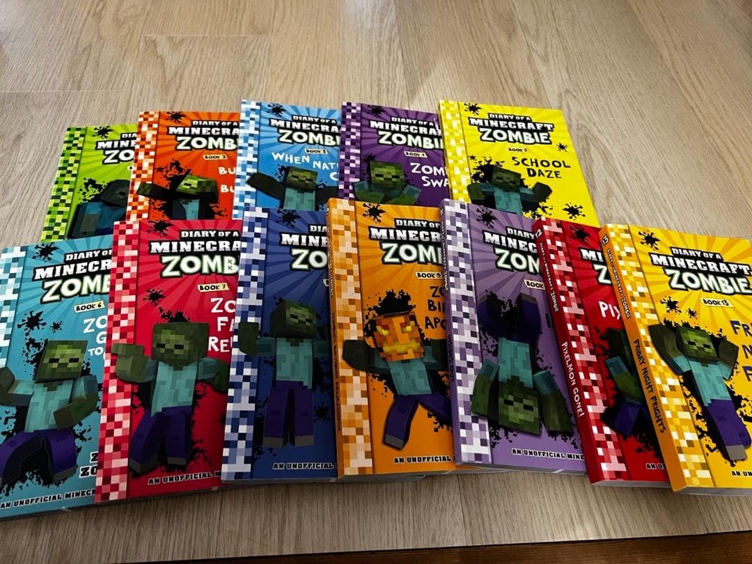 洋書　Minecraft: Zombie シリーズ 12冊セット s-l400.jpg