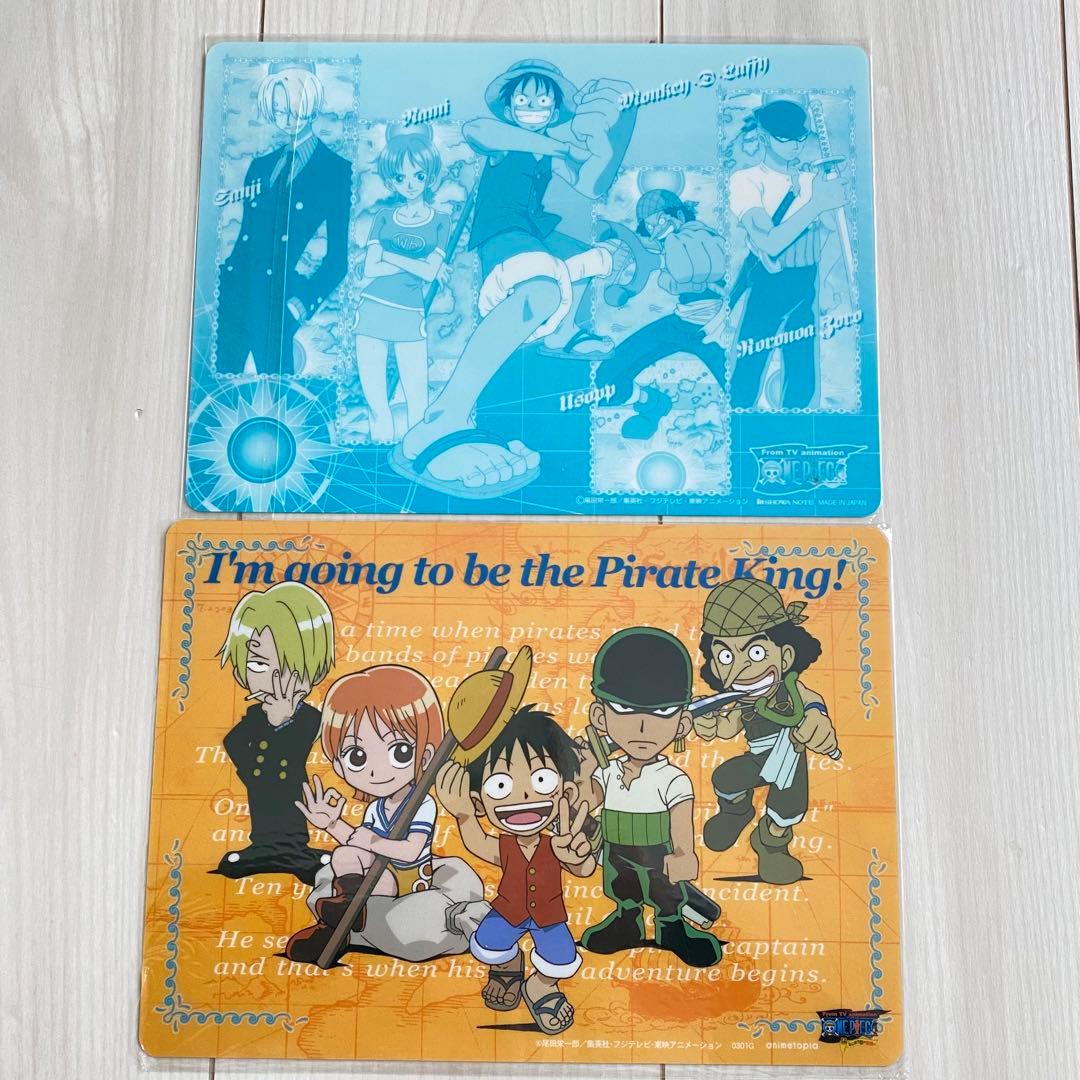 ワンピース 下敷き 初期 2枚セット ONE PIECE - メルカリ