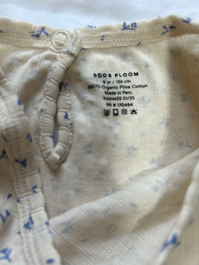 SOOR PLOOM Frill Tee Blueberry 8y - メルカリ