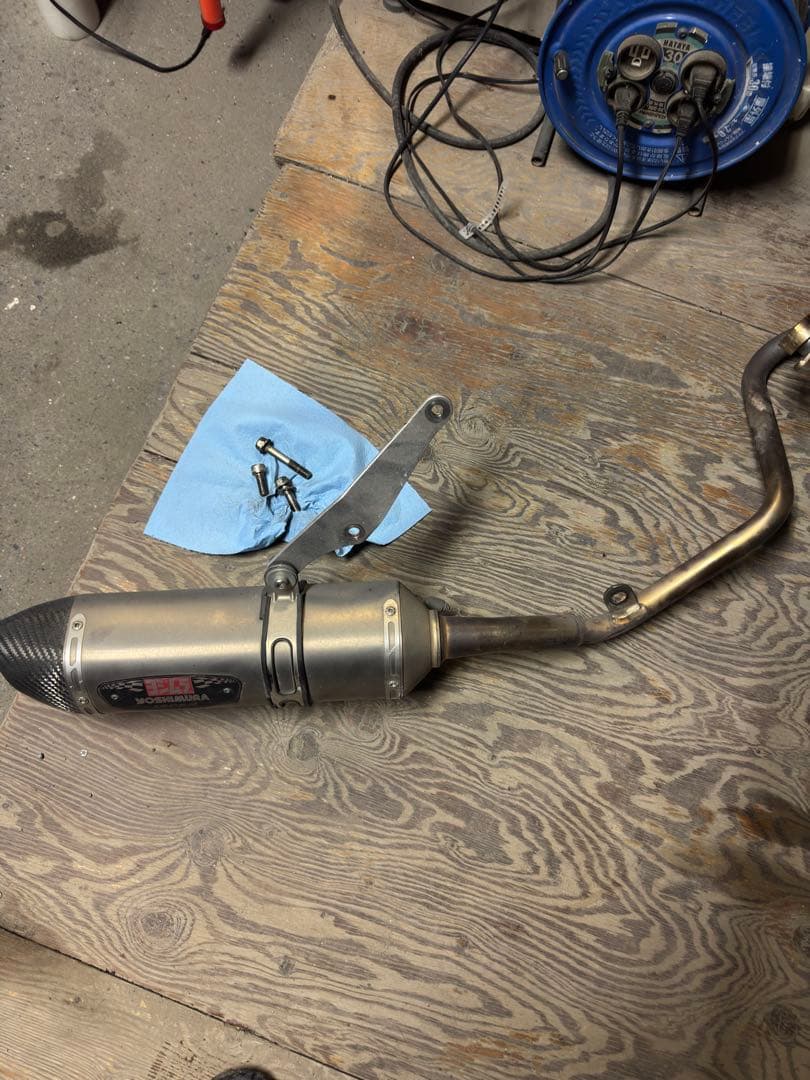 本日限り値引き！マジェスティS SG52Jヨシムラ サイクロンマフラー カーボン 機械曲R-77J サイクロン カーボンエンド EXPORT SPEC 政府認証