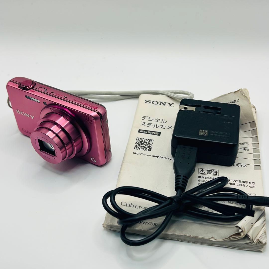 SONY Cyber-shot DSC-WX200 ソニー ピンク Mint] SONY Digital Camera DSC-WX200 Pink Cyber-shot 18.2MP 10x