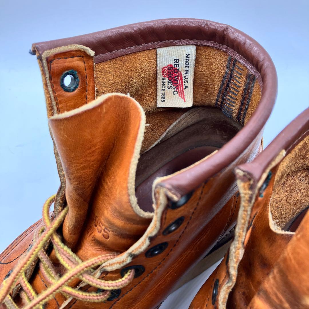 ☆美品☆ 98年製刺繍縦羽タグRed Wing 875 US 6.5E