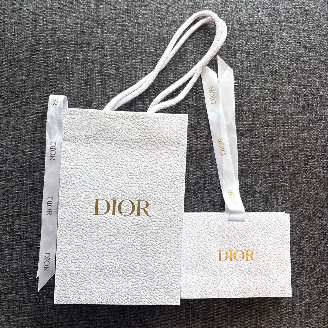Dior ショッパー2枚 リボン付き - メルカリ