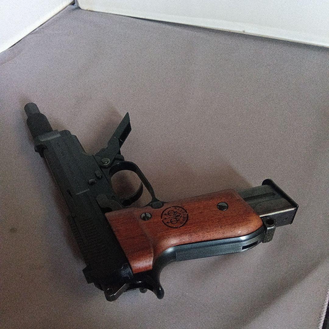 エムジーシー MGC M93R ベレッタ 固定スライド 木製グリップ - メルカリ