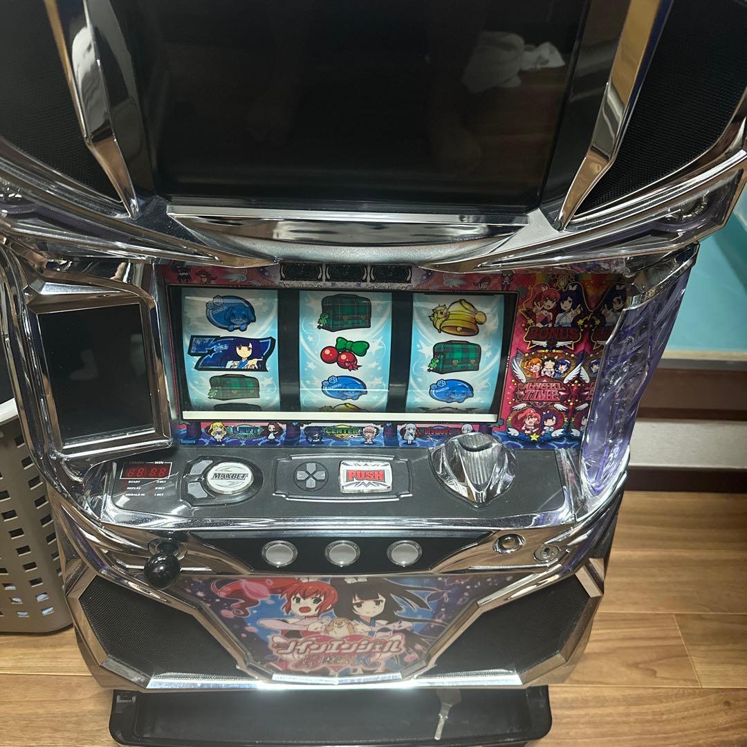 パチスロ実機 ツインエンジェル ブレイク コイン不要機付き フル