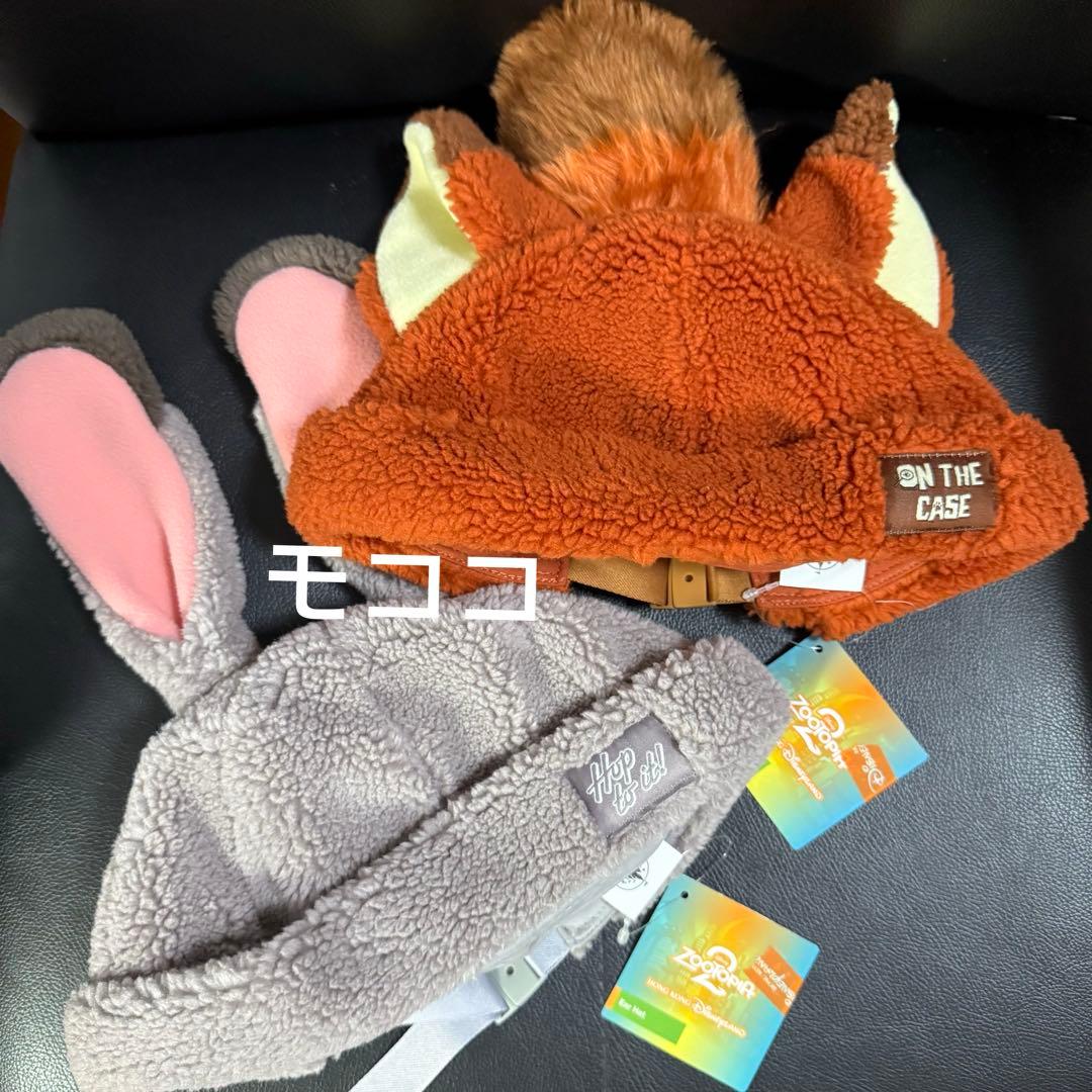 香港ディズニーズートピア ニックジュディ ファンキャップ ふわふわ