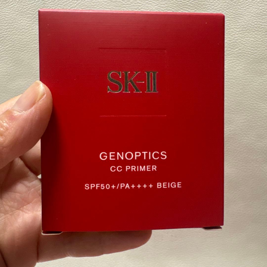 SK-II GENOPTICS CC PRIMER ベージュ 30g SK-II Genoptics CC Primer #Beige SPF 50+ / PA ++++ 30g + Gift SK2