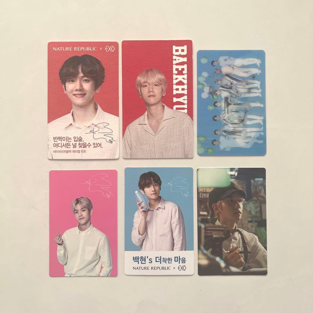 EXO NATURE REPUBLIC ネイリパ ベッキョン トレカ - メルカリ