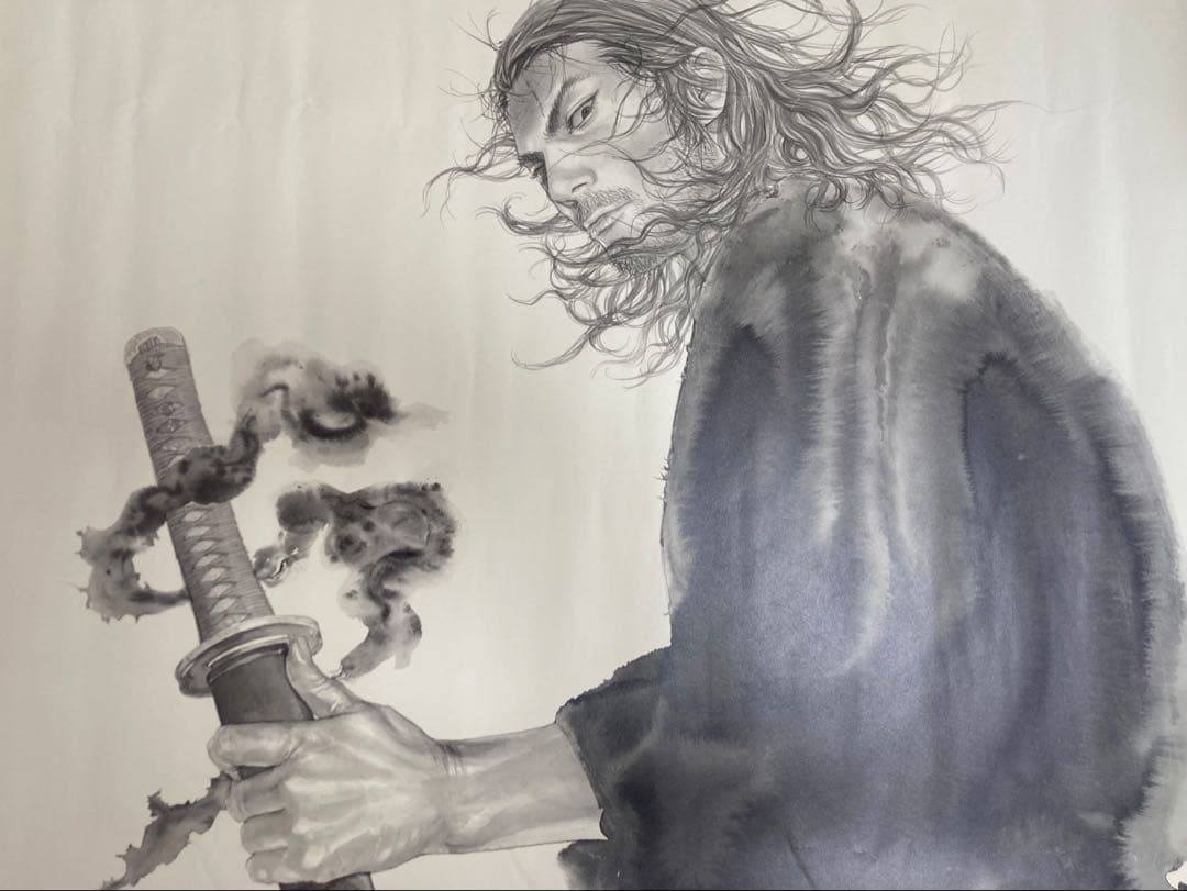 井上雄彦–バガボンド　武蔵ポスター　最後のマンガ展 Amazon.co.jp: レア 品 井上雄彦 最後のマンガ展 バガボンド 大阪限定