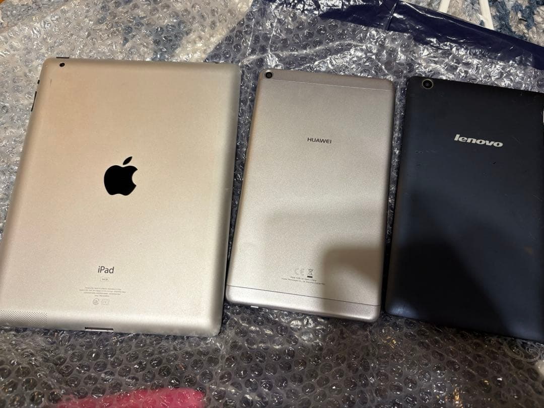 Apple iPad、HUAWEI、Lenovo ジャンク品 Apple iPad、HUAWEI、Lenovo ジャンク品