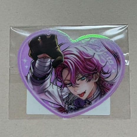 あくねこ オーロラハートステッカー ラト - メルカリ