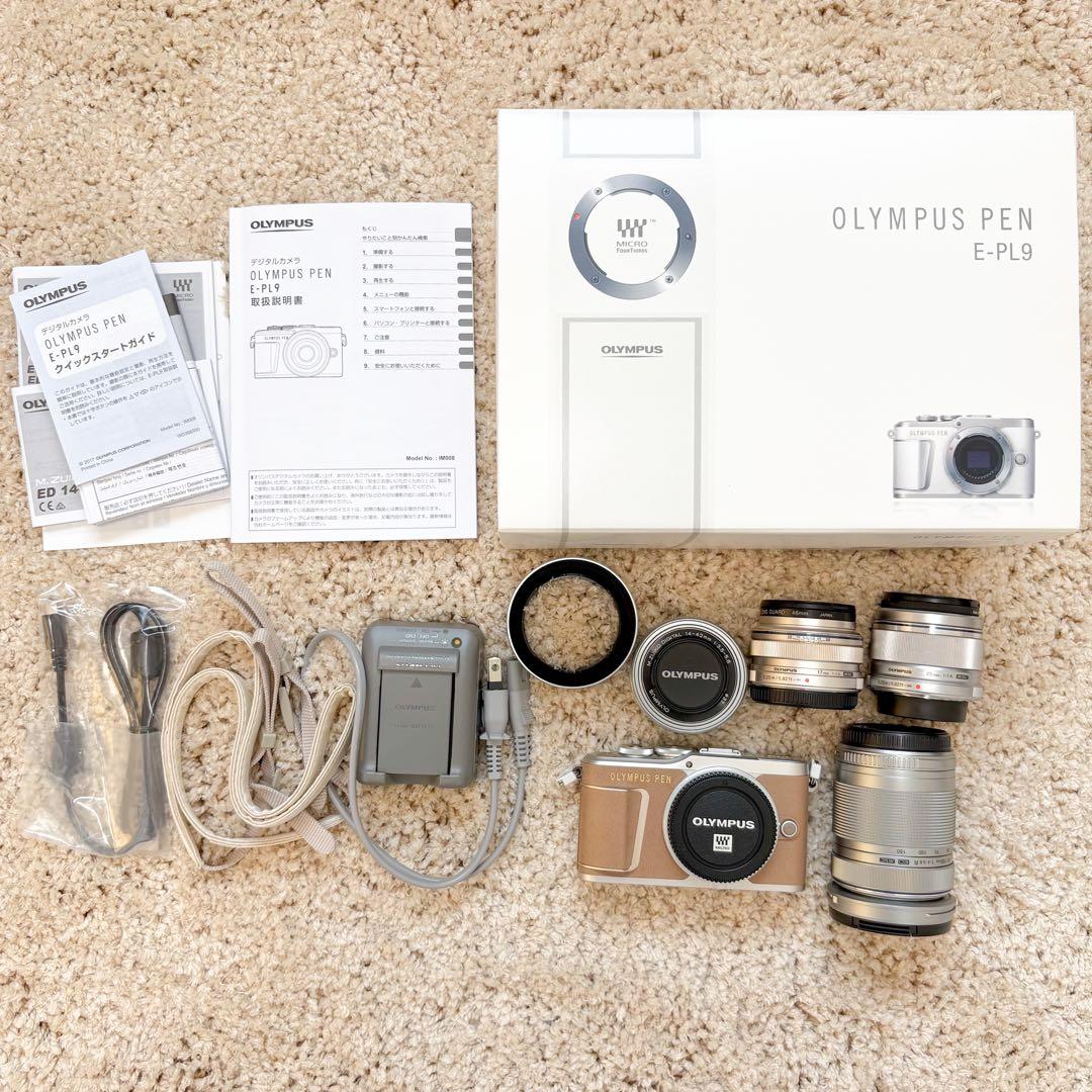 レンズ計4本 OLYMPUS PEN E-PL9 ダブルズームキット&単焦点 Amazon | OLYMPUS ミラーレス一眼 PEN E-PL9 ダブルズームキット