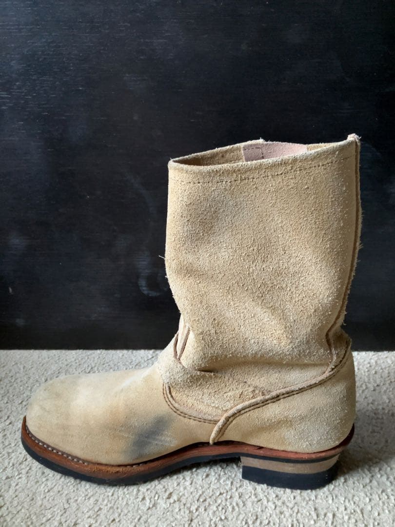 希少10D・廃盤】レッドウィング 8268 スエード エンジニアブーツ